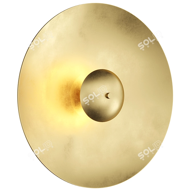 Stylish Moderna Eichholtz Wall Lamp 3D model image 1