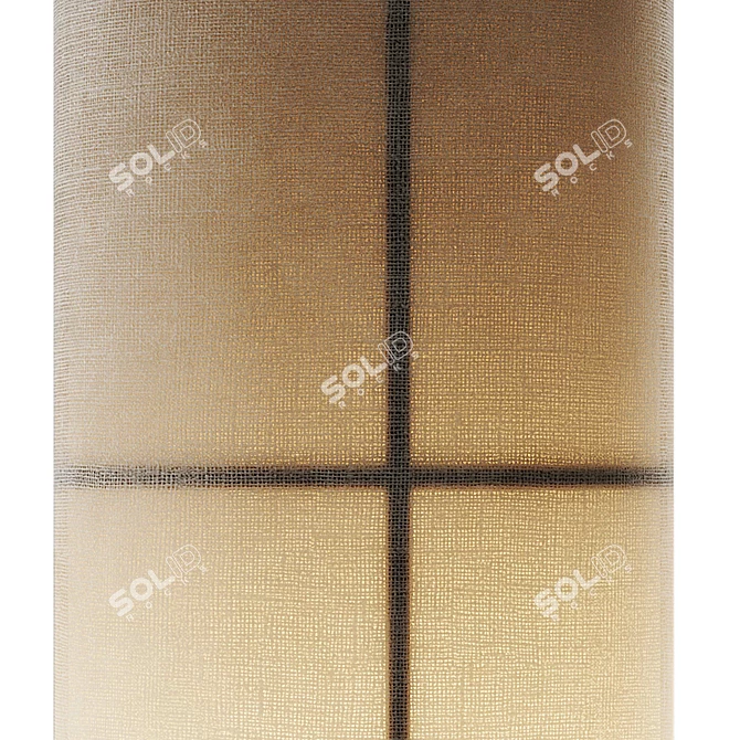 Modern Glass Pendant Lamp 3D model image 3