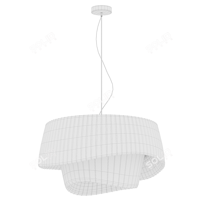 Modo Luce Hanging Light Fixture 3D model image 2