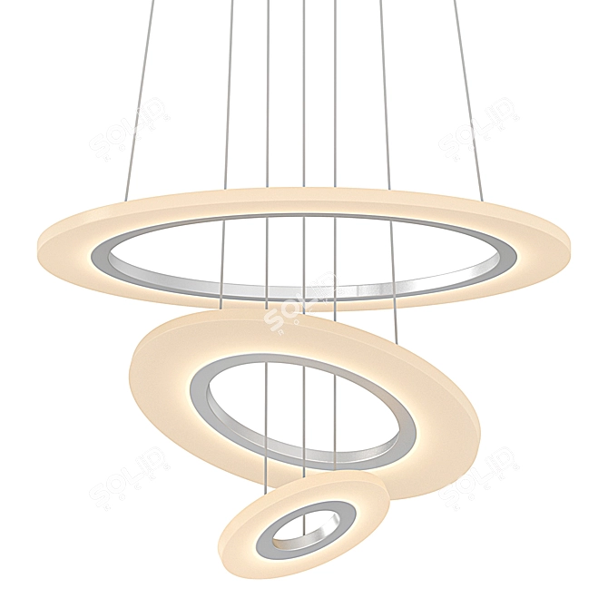 Lindby Amisu LED Pendant Light 3D model image 1