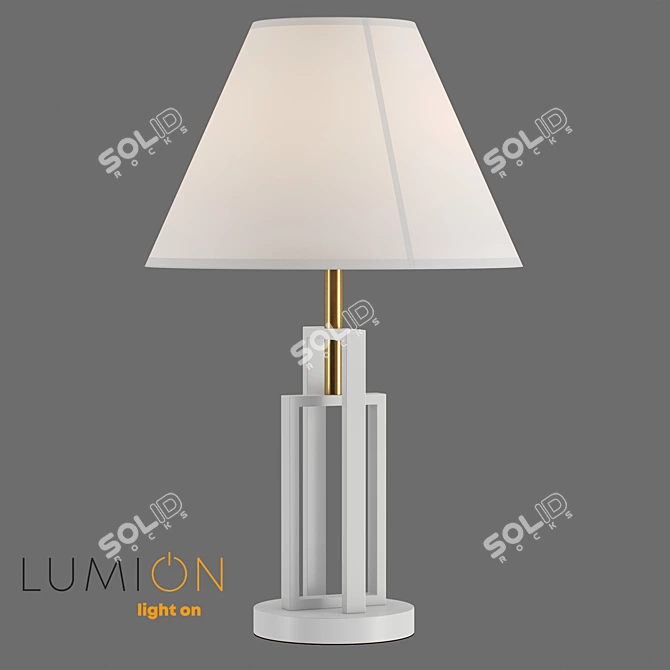 Lumion Neoclassi Fletcher Desk Lamp 3D model image 3