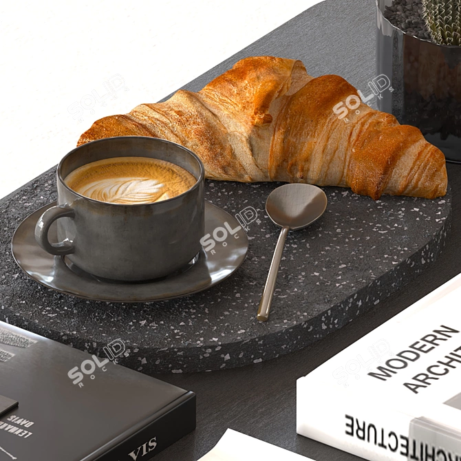 Elegant Decor Set 3 3D model image 2