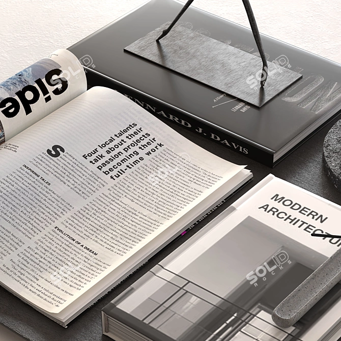 Elegant Decor Set 3 3D model image 4