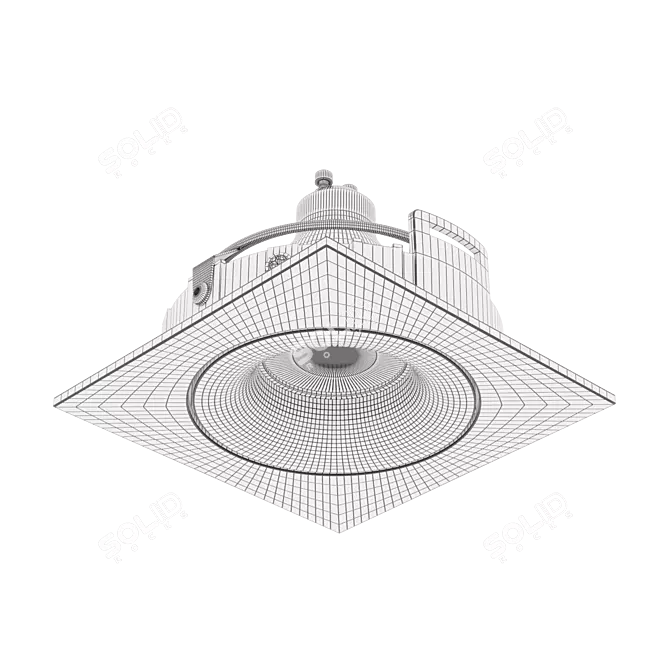 Interchangeable Recessed LED Lights 3D model image 4