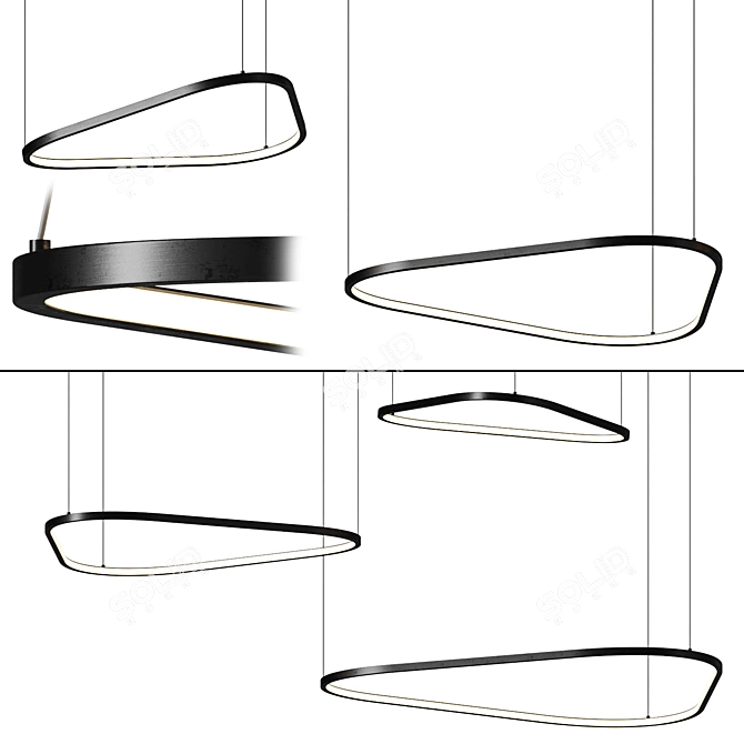 Elegant Design Lamps Collection 3D model image 1