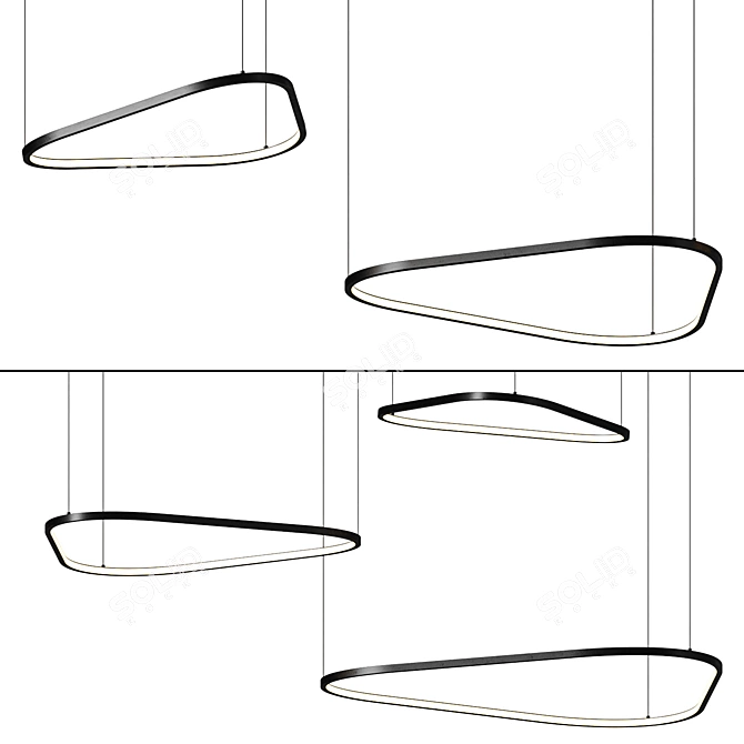 Elegant Design Lamps Collection 3D model image 2