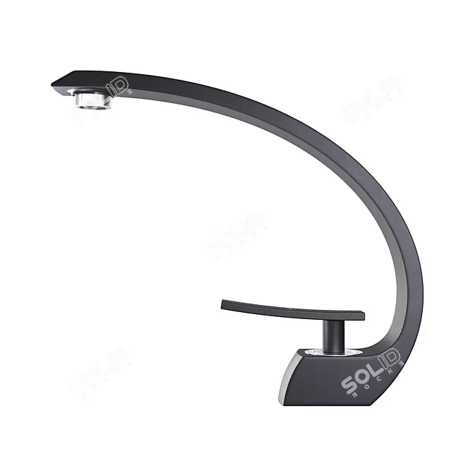 Ledeme Black Chrome Mixer 3D model image 2