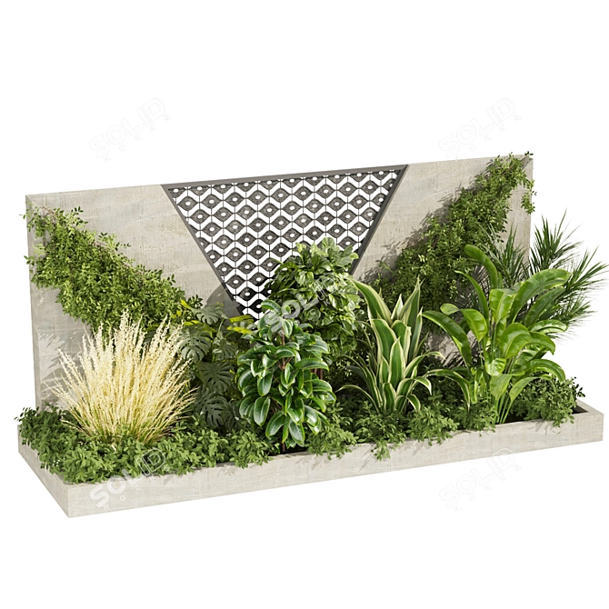 Luxury Garden Plant Collection Bundle 3D model image 3