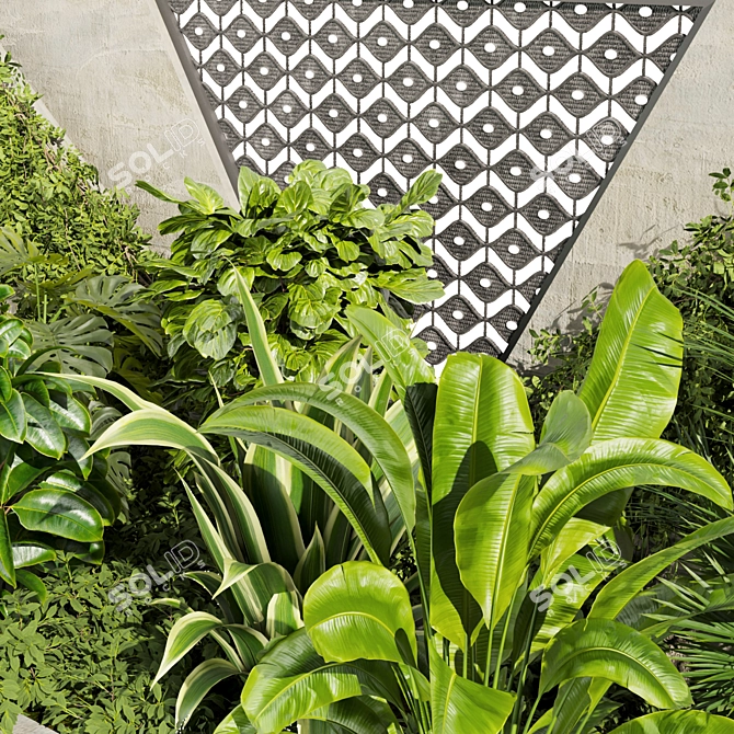 Luxury Garden Plant Collection Bundle 3D model image 4