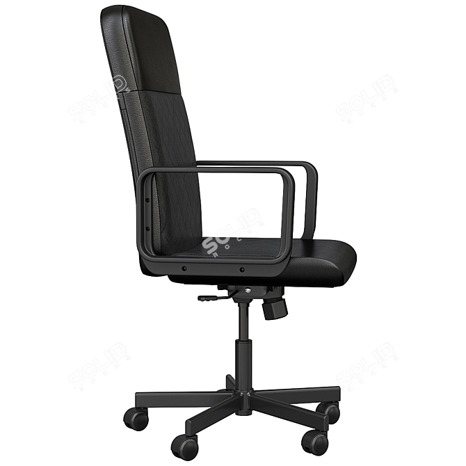 Ergonomic Swivel Office Chair 3D model image 2