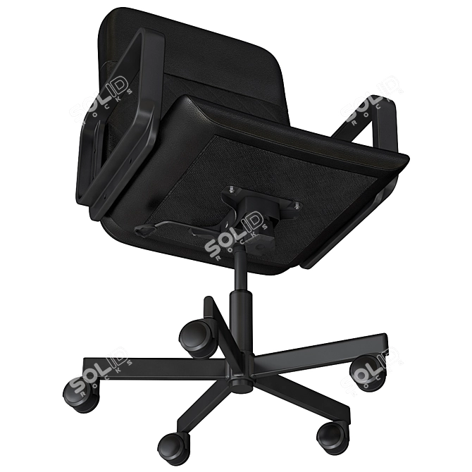 Ergonomic Swivel Office Chair 3D model image 4