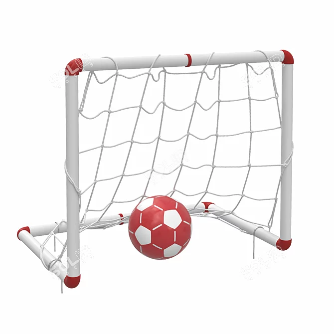 DFC Mini Soccer Goal Set 3D model image 1