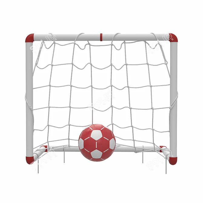 DFC Mini Soccer Goal Set 3D model image 2