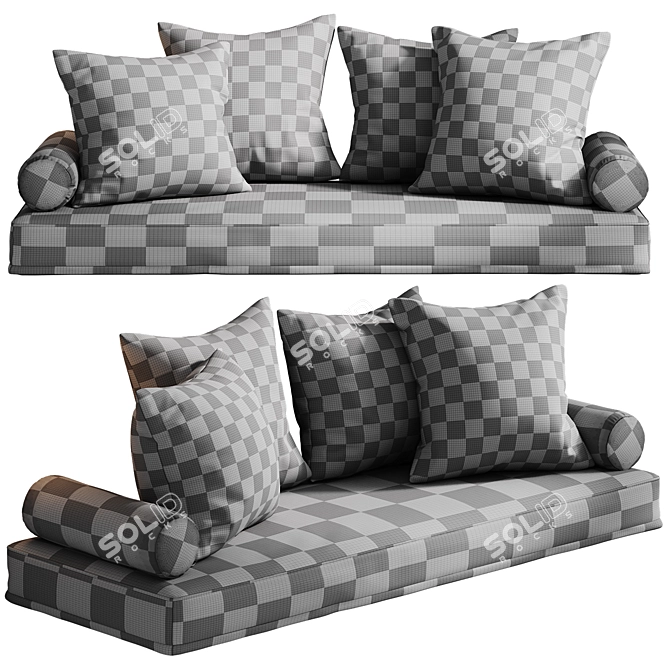 Medicci Cushion Set | Decorative Lounge 3D model image 5