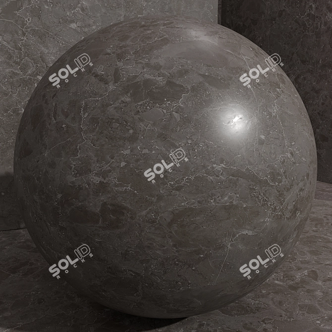 Seamless Stone Box Texture Set 3D model image 2