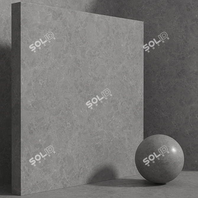 Seamless Stone Box Texture Set 3D model image 3