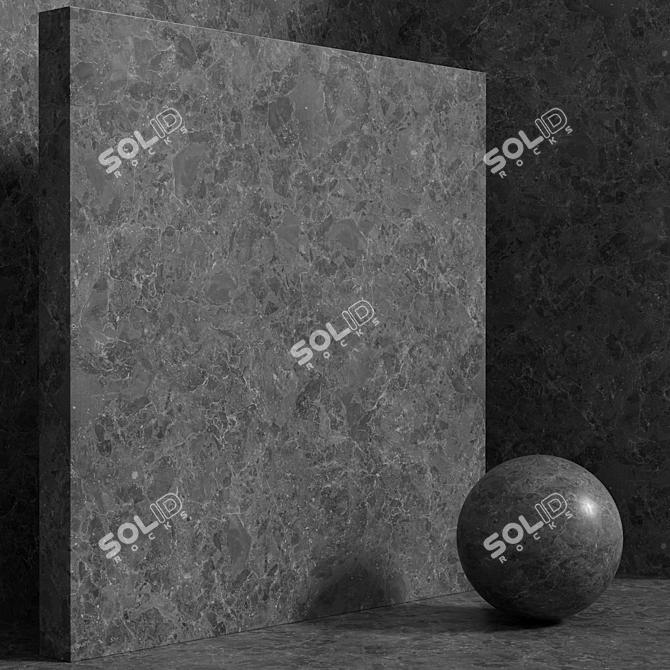 Seamless Stone Box Texture Set 3D model image 5