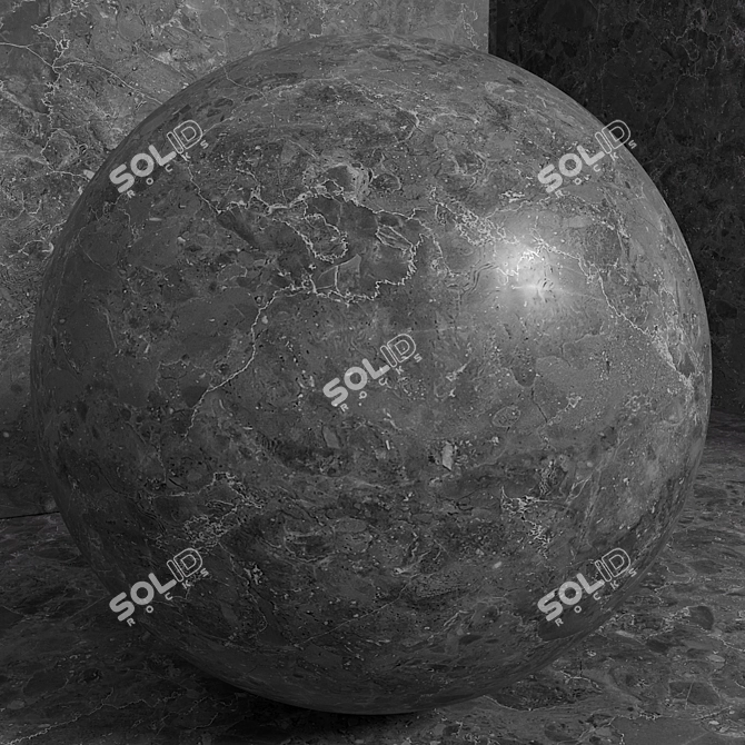 Seamless Stone Box Texture Set 3D model image 6