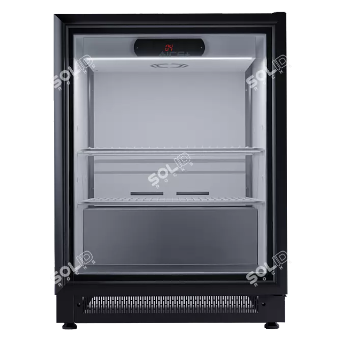 Mini Bar Glass Display Showcase 3D model image 4