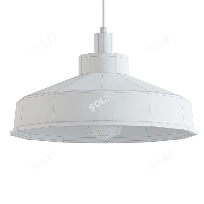 Cosmos Graphite Copper Pendant Light 3D model image 2