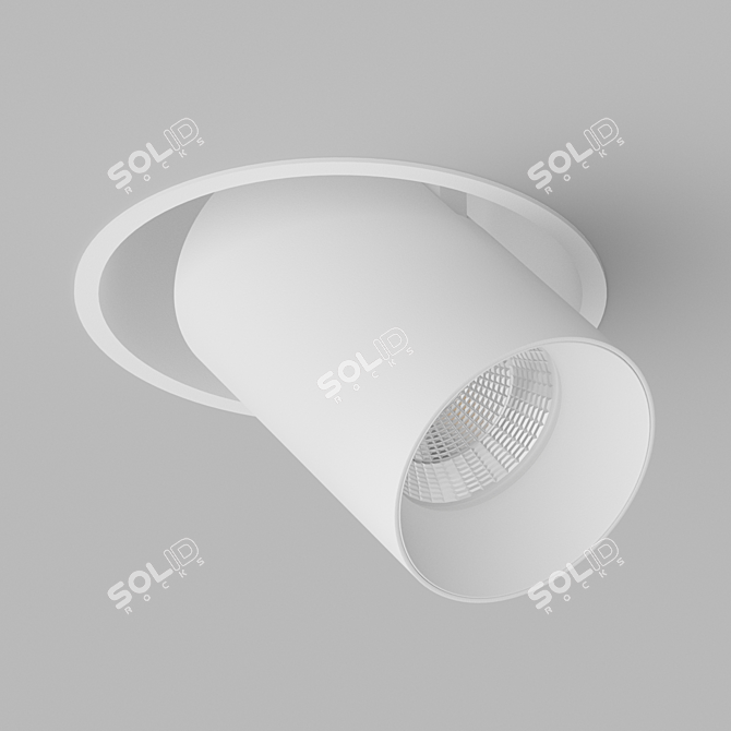 Mini LED Recessed Light Fixture 3D model image 4