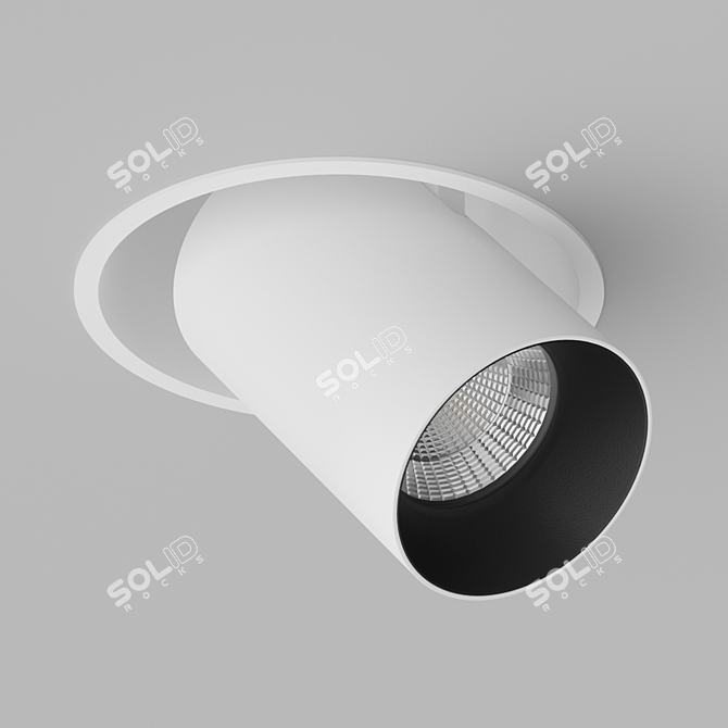 Mini LED Recessed Light Fixture 3D model image 5