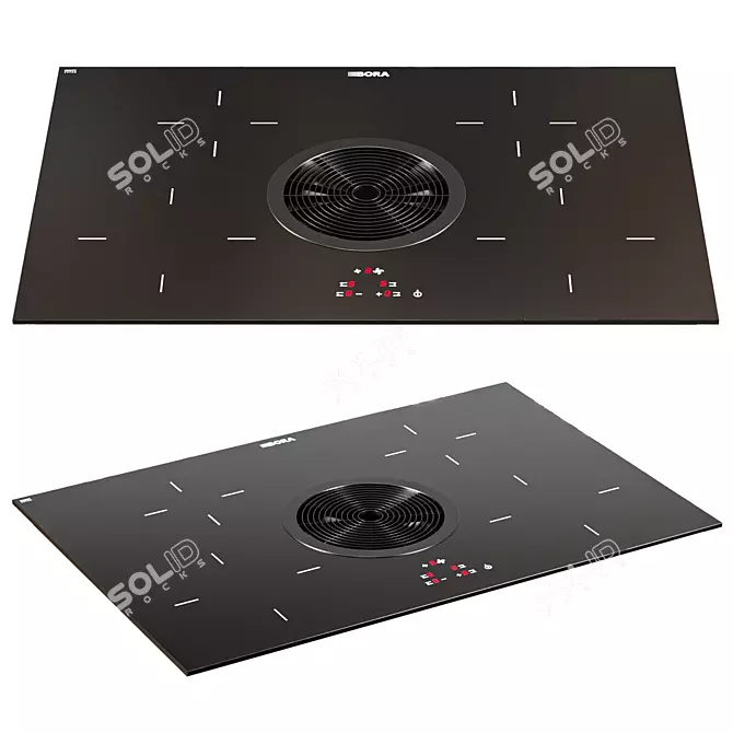 Modern Kitchen Appliance Set 3D model image 2