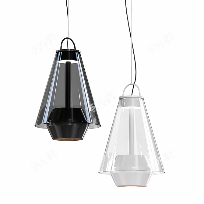 Sleek Design GUDNI Lamp 3D model image 1