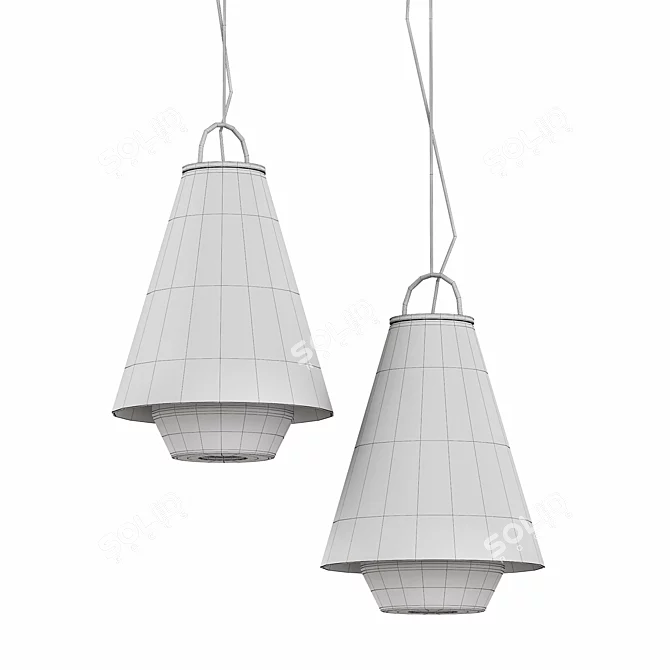 Sleek Design GUDNI Lamp 3D model image 2