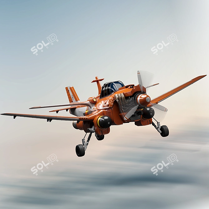 High-Quality Aircraft 4k Textures 3D model image 2