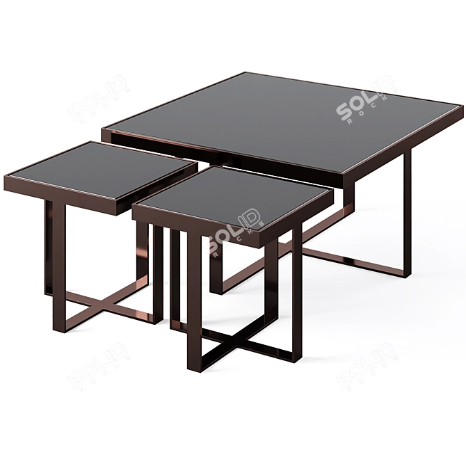 Epoque Argon Coffee Table 3D model image 2