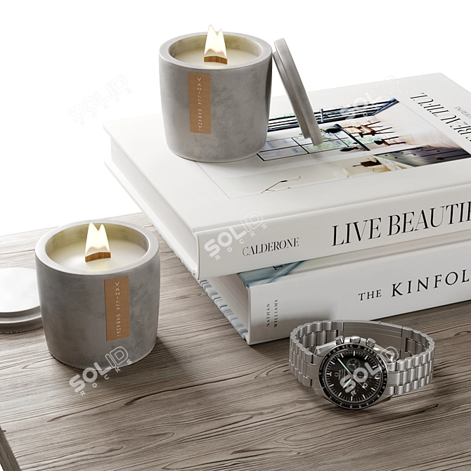  Modern Decor Set for Interiors 3D model image 3