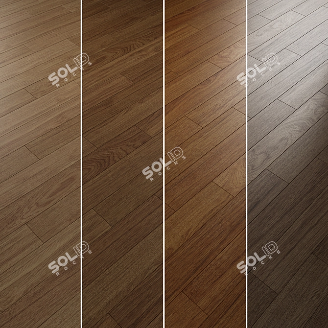  Oak Parquet Flooring Collection 3D model image 5