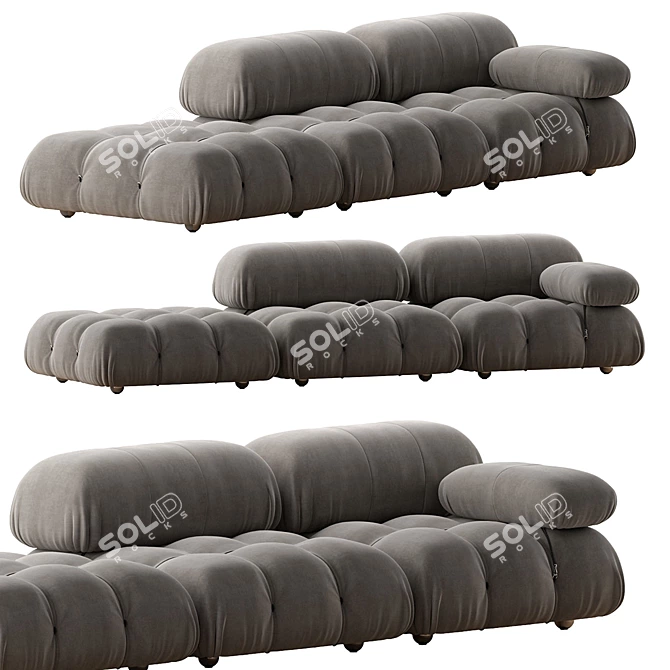 Modern Modular B&B Italia Sofa 3D model image 2
