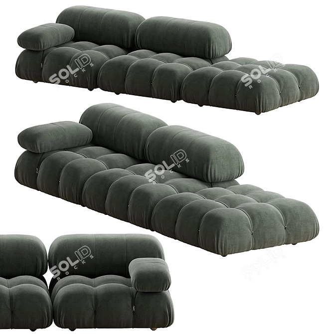 Modern Modular B&B Italia Sofa 3D model image 3