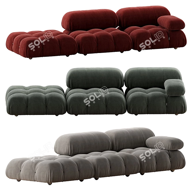 Modern Modular B&B Italia Sofa 3D model image 4