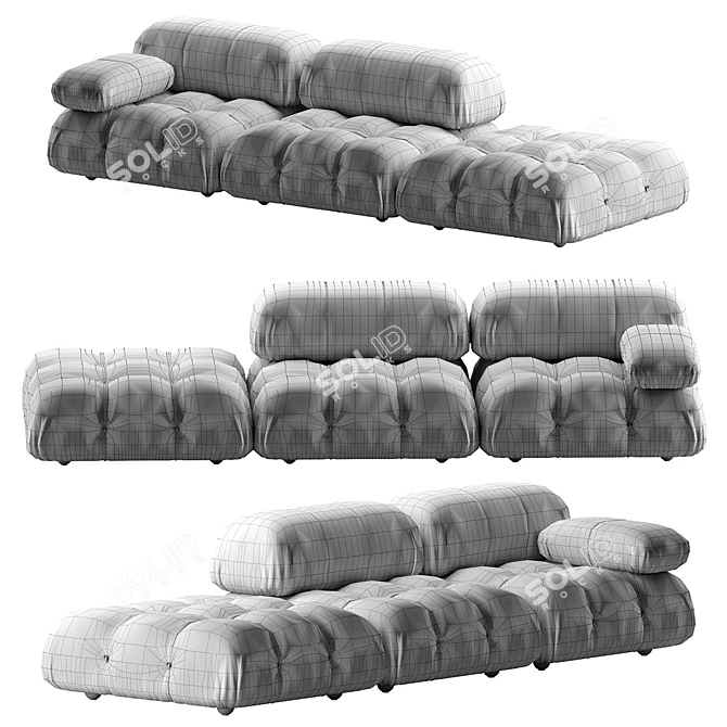 Modern Modular B&B Italia Sofa 3D model image 6