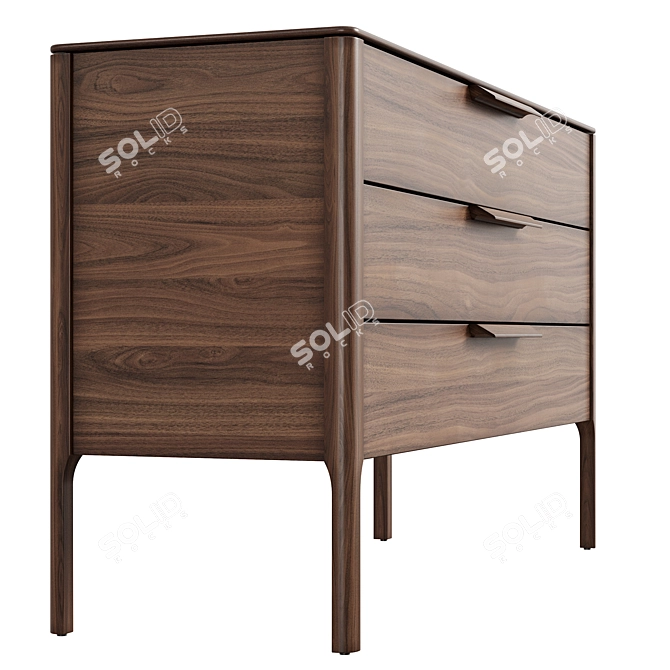 MODIS Interiors Lounge Oak Dresser 3D model image 5