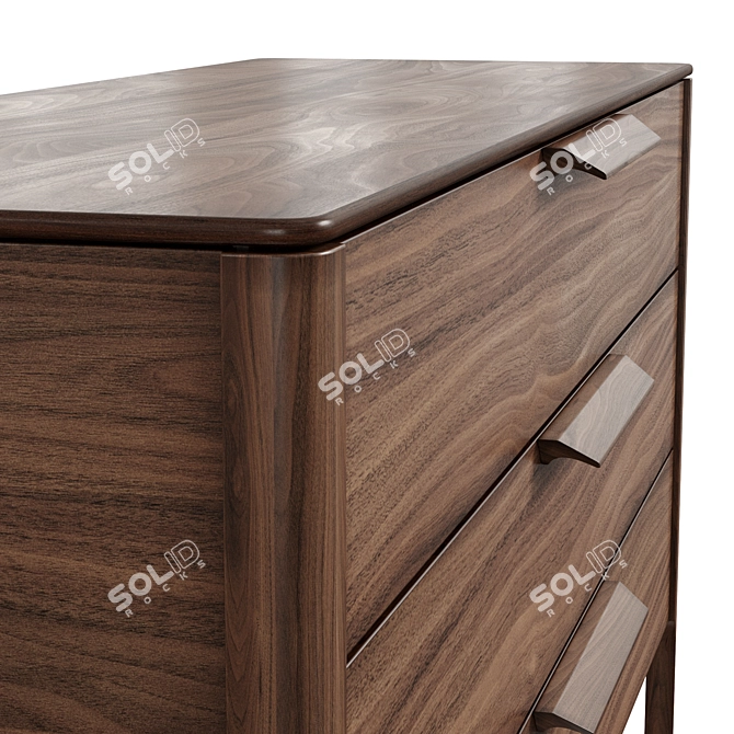 MODIS Interiors Lounge Oak Dresser 3D model image 6