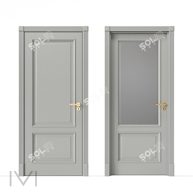 VIVOMOBILI London Series Doors 3D model image 1