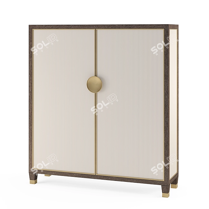 Modern Elegance Odeon Cabinet 3D model image 1