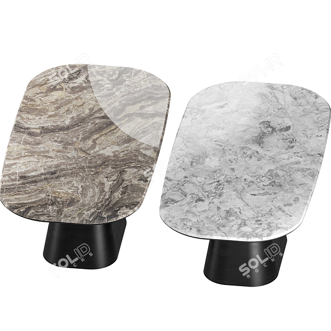 Marble Dining Table by Modnodesign 3D model image 3