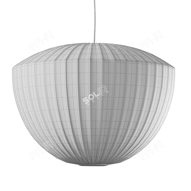 Modern Apple Bubble Pendant Light 3D model image 6