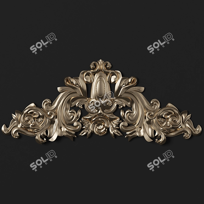 3D Max Corona Trim Ornaments 3D model image 2