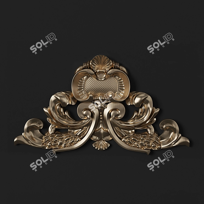 3D Max Corona Trim Ornaments 3D model image 3