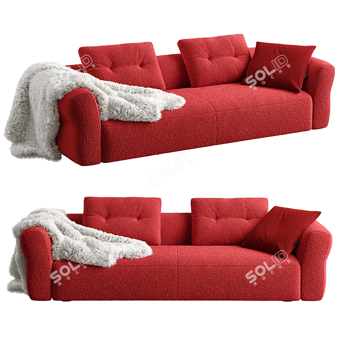 Cassina SENGU BOLD 2s: Fur Rendering 3D model image 1