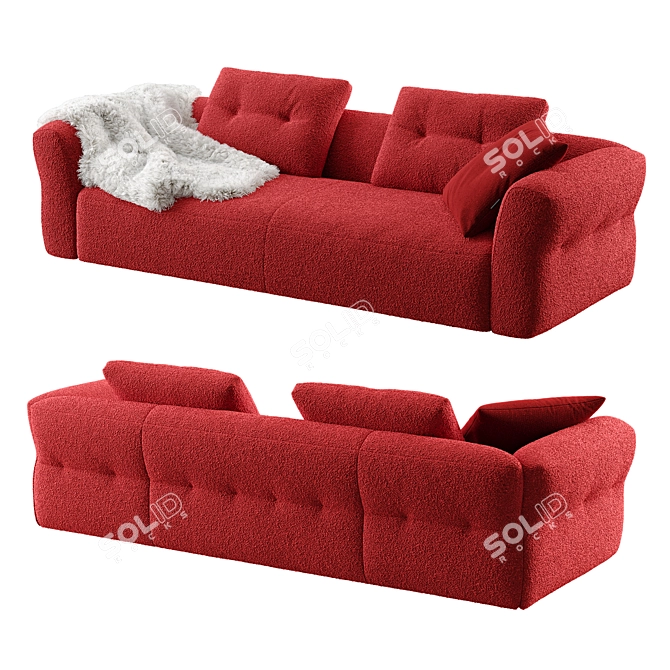 Cassina SENGU BOLD 2s: Fur Rendering 3D model image 2