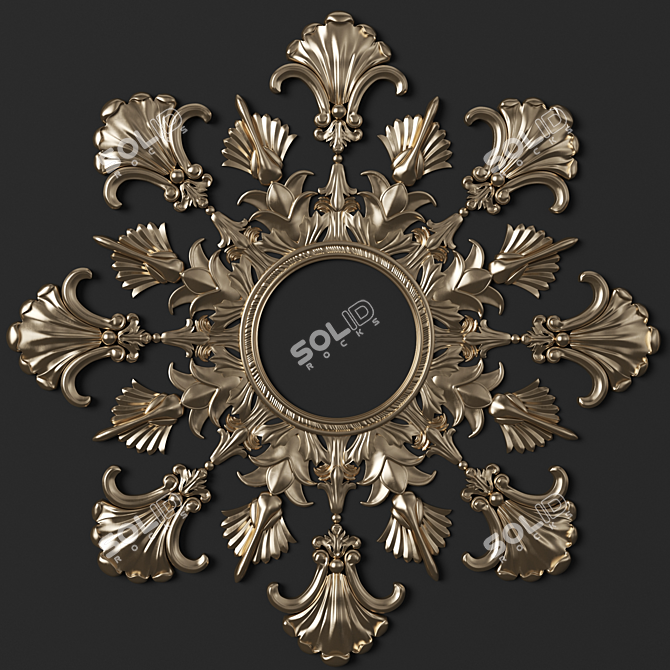 3D Max Corona Trim Ornament 3D model image 1