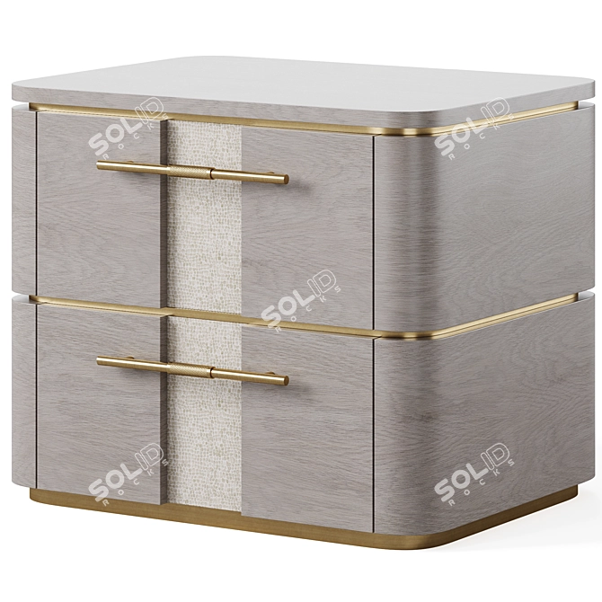 Modern AGRA Bedside Table 3D model image 3