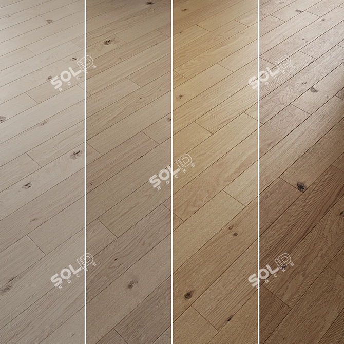 Oak Parquet 090 Collection 3D model image 4